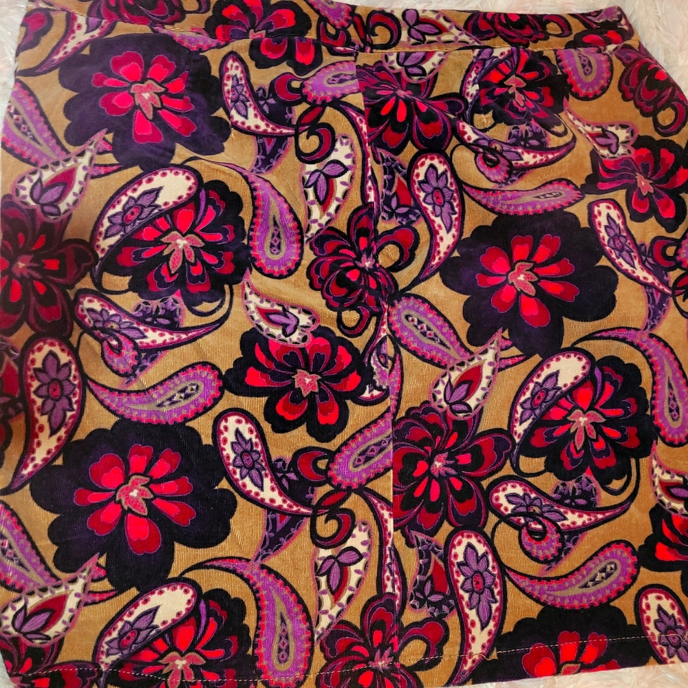 Ann Taylor Paisley skirt